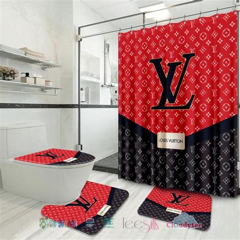 louis vuitton replica shower curtain|louis vuitton bathroom accessories.